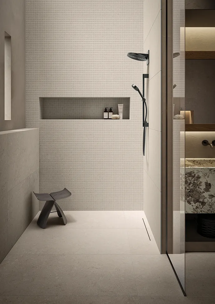 Shower tray tiles Ceramiche Keope