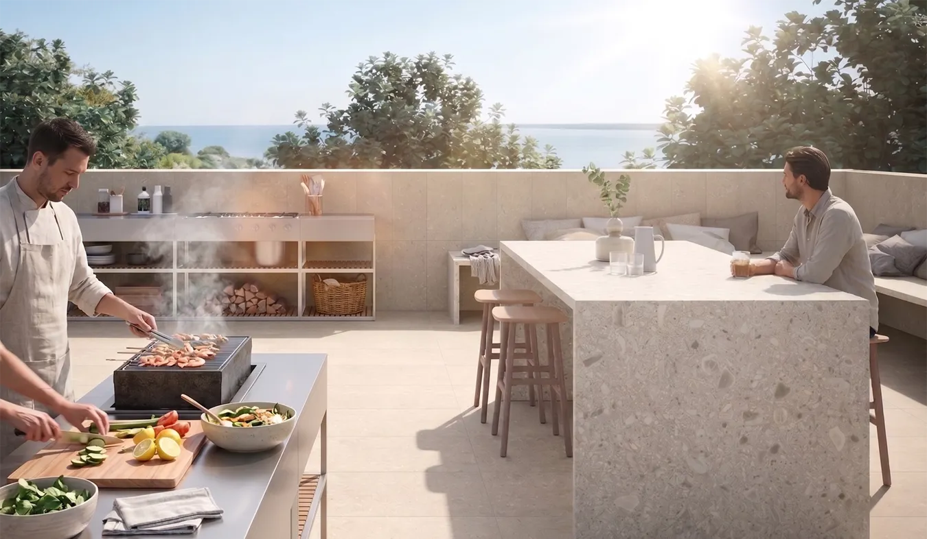 Best porcelain pavers for hot & sunny climates