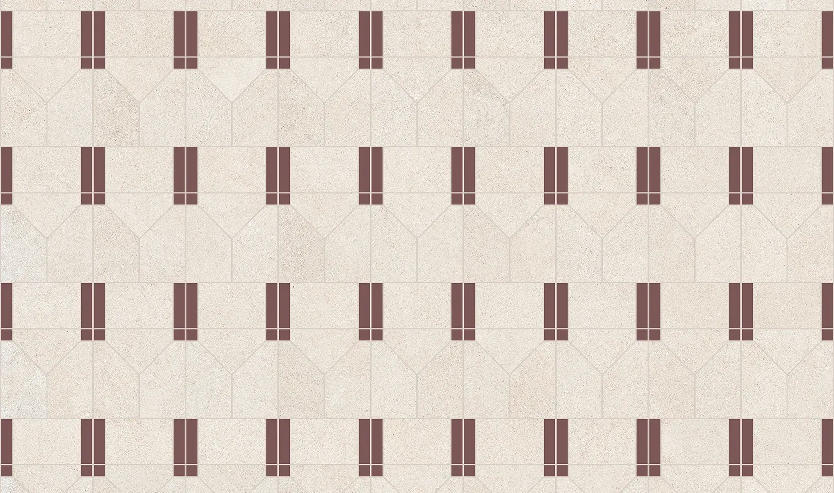 Dec Mosaico AVENUE TYPE C GRACE IVORY+25