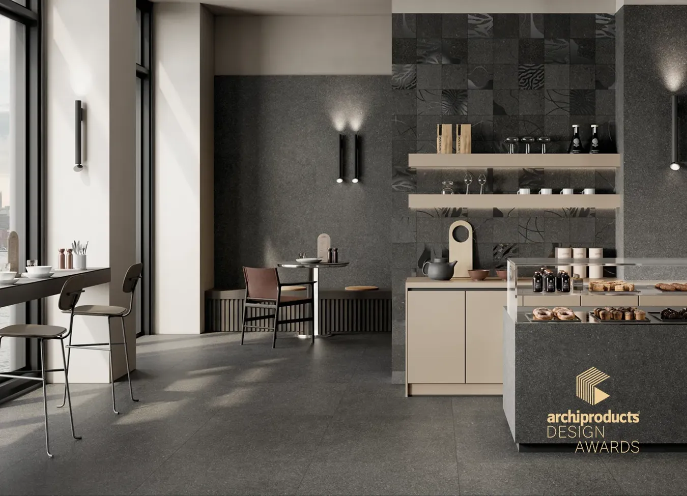 La collezione Lavica ANTHRACITE vince l'Archiproducts Design Award nella categoria Finishes