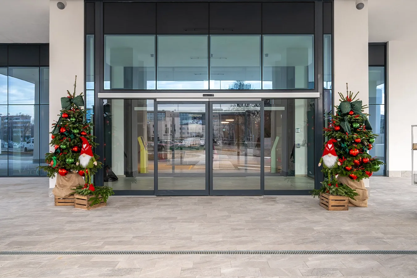 Sol extérieur Limes Quartz White Centre oncologique.