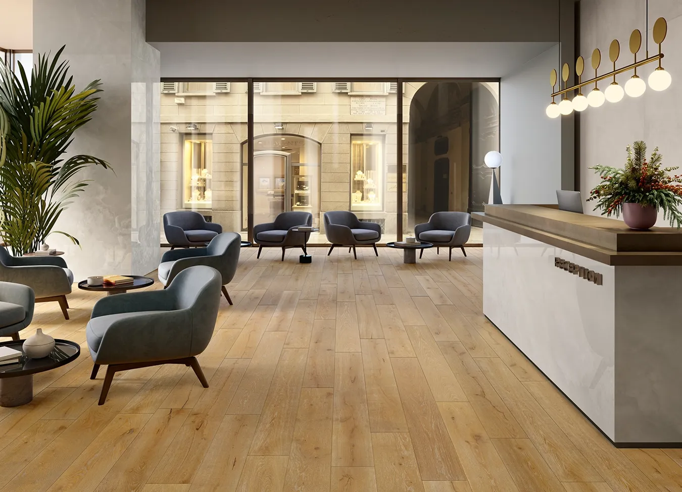 9mm thick porcelain floor tiles installation wood effect finish.