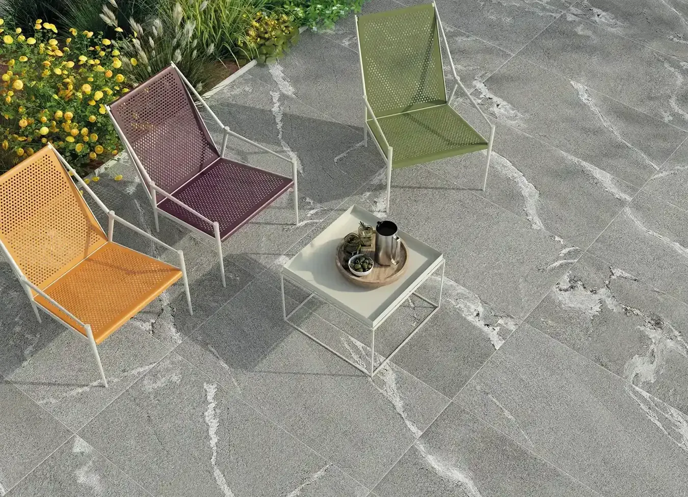 Keope Percorsi Frame Gneiss Grey Esterno