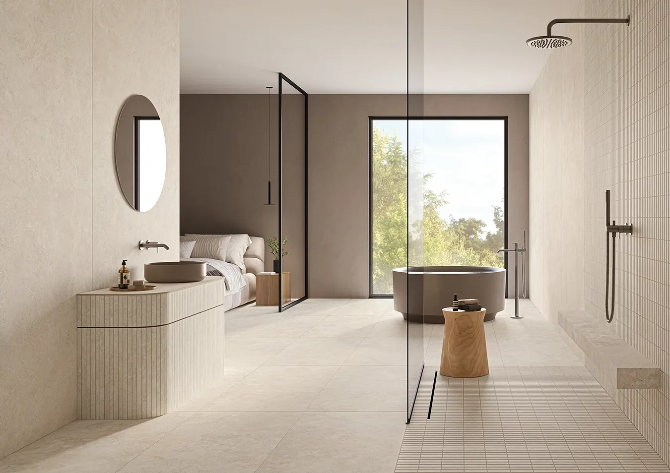 Stone shower tiles: where timeless beauty meets modern durability