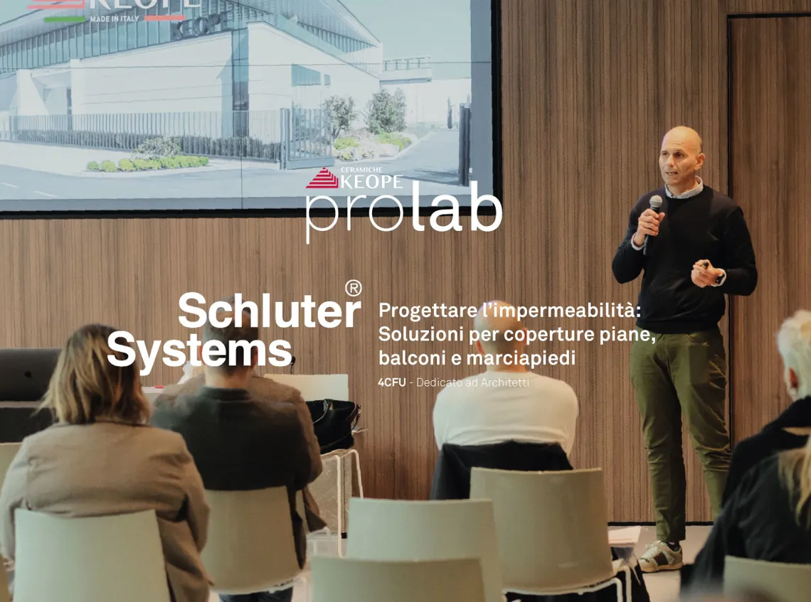 Progettare l'impermeabilità: soluzioni per copertura piane, balconi e marciapiedi