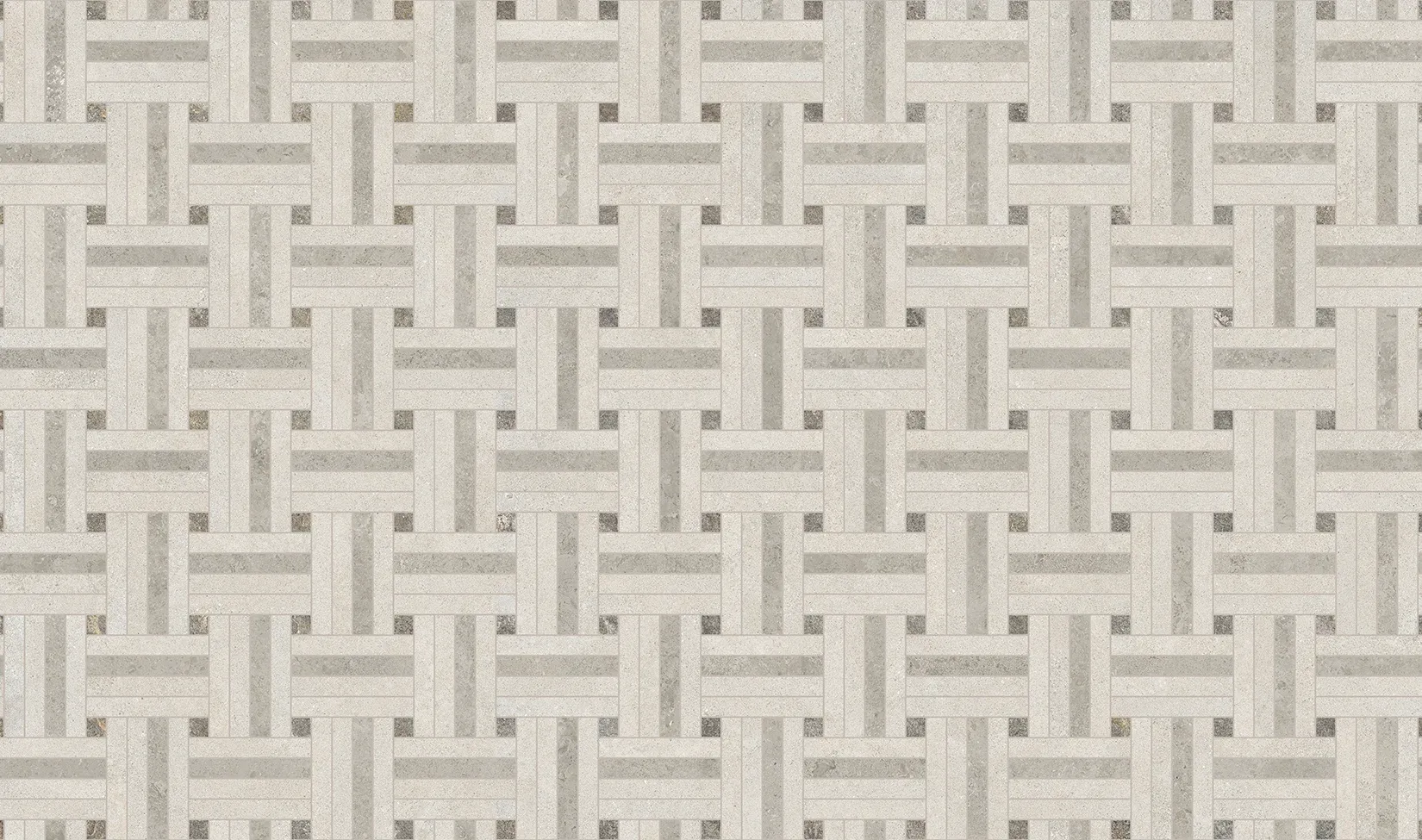 Dec Mosaico DOMUS TYPE B GRACE SILVER FOSSIL GREY QUARTZ ANTHRACITE