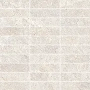 GRACE QUARTZ Mosaico Listelli White 30X30